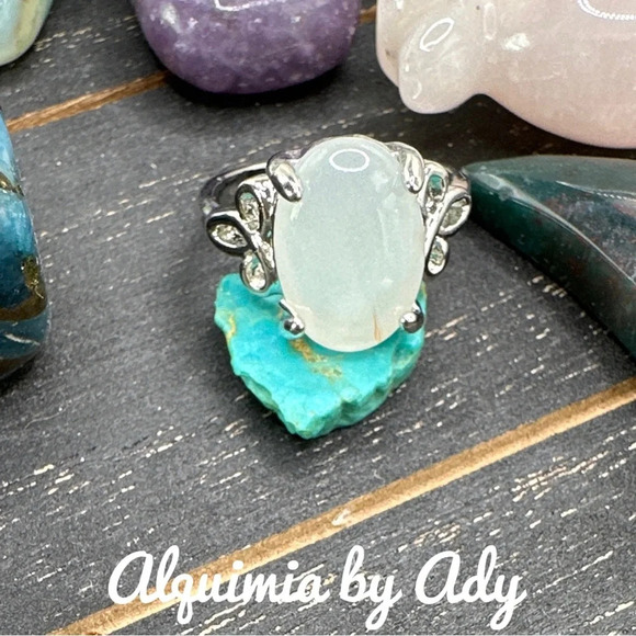 Alquimia by Ady Silver and White Ring - Picture 1 of 9